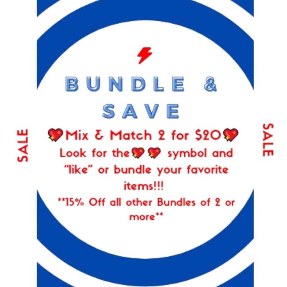 💖💖2 FOR $20 MIX & MATCH SPECIAL💖💖